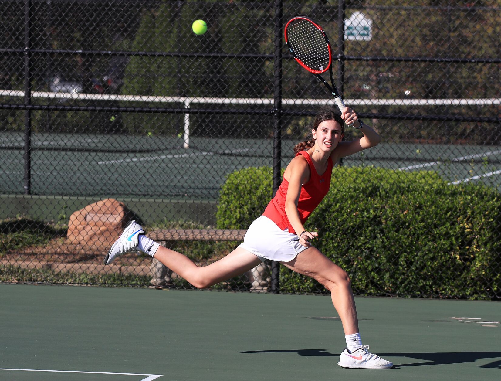 Class 2 girls tennis quarterfinal: Parkway Central 5, Cor Jesu 4